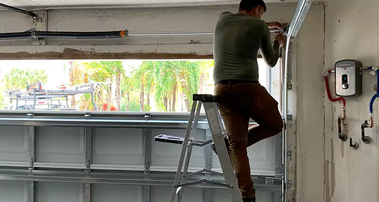 Garage Door Tension Spring Replacement in Wesley Chapel, FL